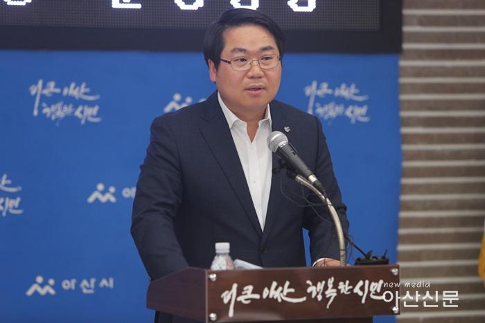 취임 100일 브리핑 (브리핑하는 오세현 시장) 1.jpg