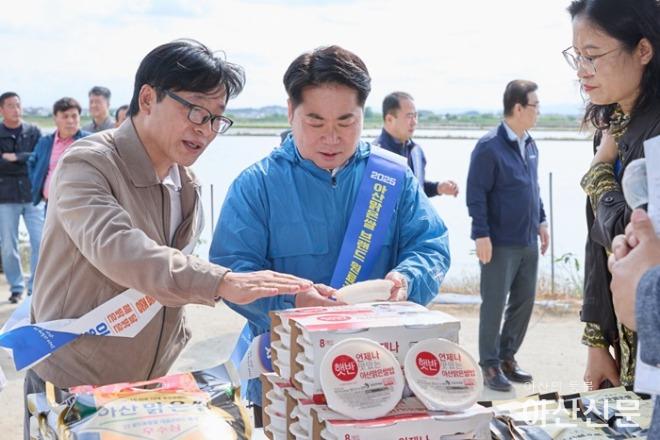 1. 아산맑은쌀, 신품종 ‘해맑은벼·달맑은벼’ 본격 이앙 (4).jpg