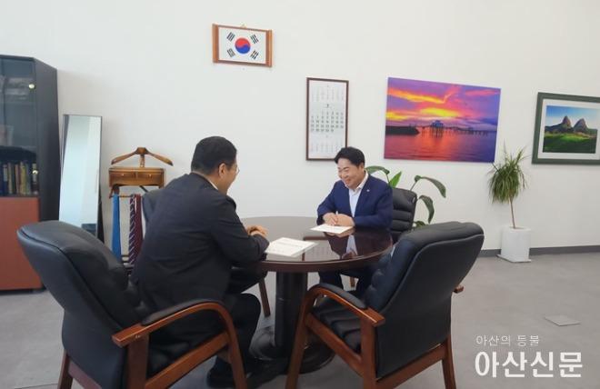 1. 오세현 아산시장, 행정안전부에 지역사랑상품권 국비 지원 확대 등 건의.jpg